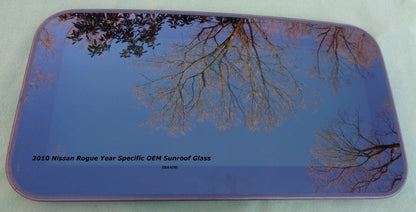 2010 YEAR SPECIFIC  NISSAN ROGUE OEM FACTORY SUNROOF GLASS PANEL FREE SHIPPING