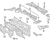 2003 - 2009 Toyota 4Runner Cowel Engine Compartment Weatherstrip 55708-35071 W7 - RarePartsFinder.Com