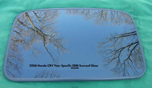 2006 HONDA CRV YEAR SPECIFIC OEM FACTORY SUNROOF GLASS  FREE SHIPPING! - RarePartsFinder.Com