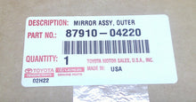 BRAND NEW 2015 - 2023 TOYOTA TACOMA OUTER PASSENGER SIDE MIRROR  87910-04220 B3