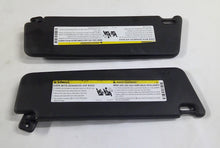 10 15 Camaro Driver Passenger Side Sun Visors Left Right Visor Black Pair B5