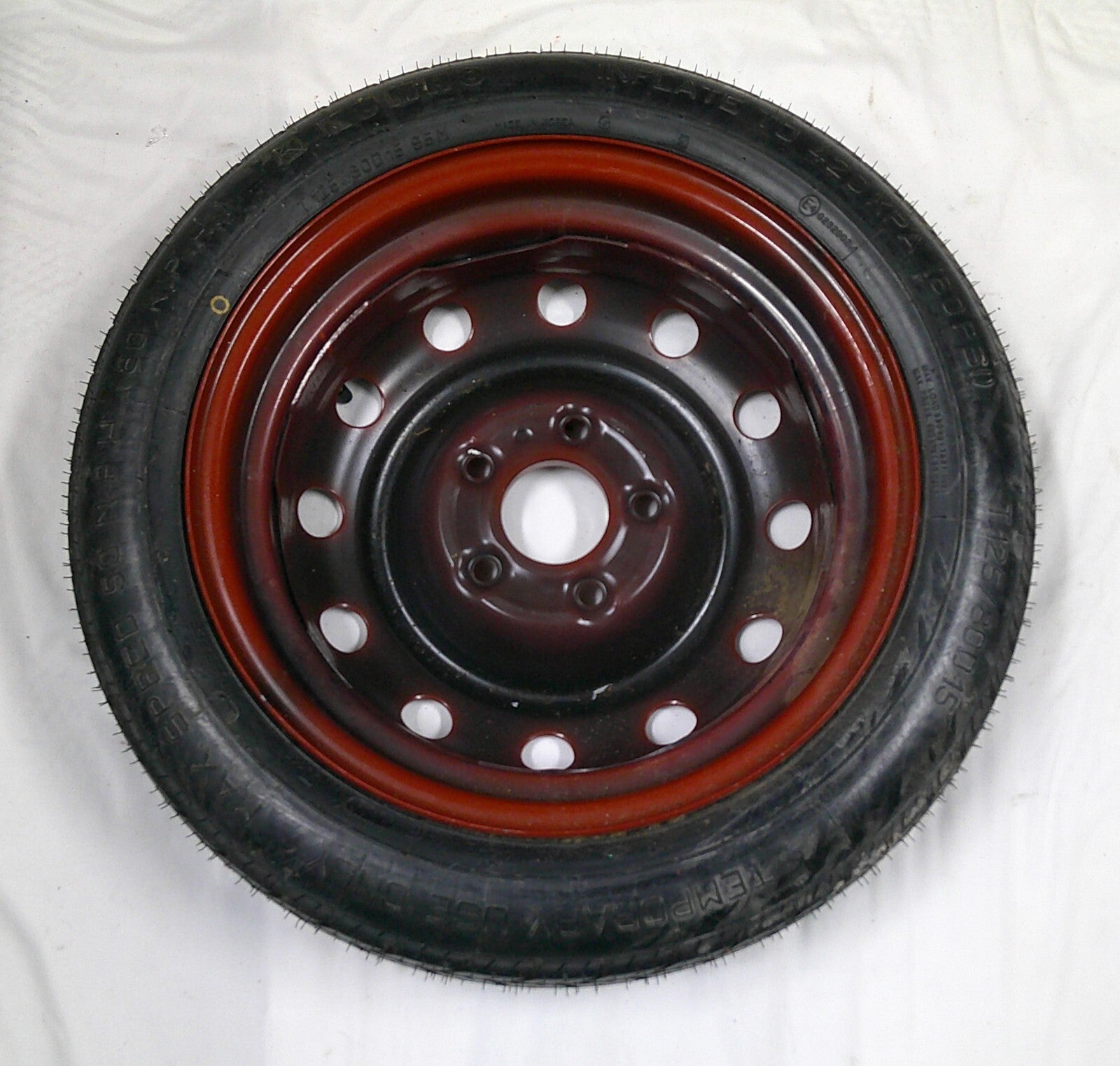 NEVER USED 07 - 19 Elantra Emergency Spare Tire Wheel Donut OEM Free Ship - RarePartsFinder.Com