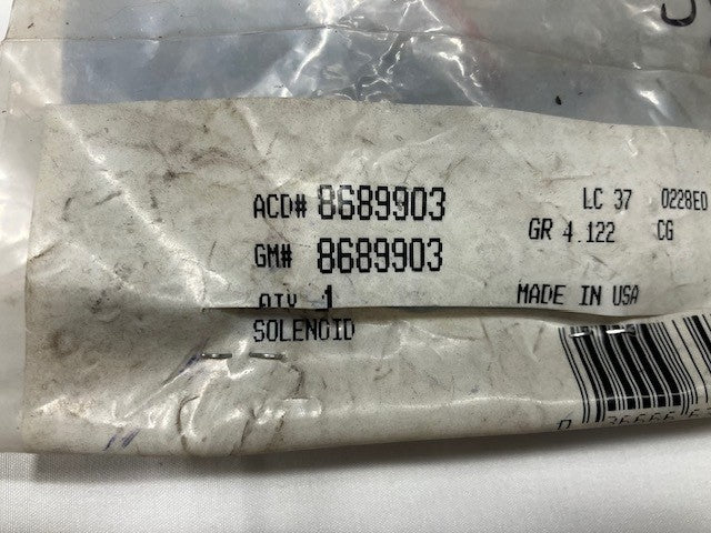 1x  DELCO GM Transmission Solenoid GM Part #8689903 82 - 88 Cimarron MP2