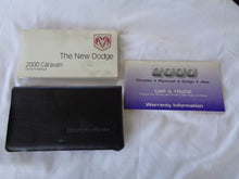 2000 DODGE CARAVAN OWNERS MANUAL SET WITH CASE OEM
