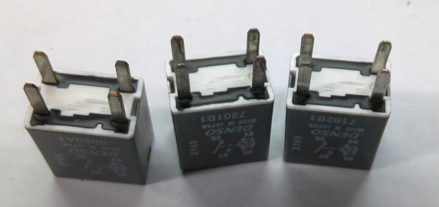 USA SELLER 3PC GM DENSO RELAY LOT 13502752 TESTED 1 YEAR WARRANTY   GM1