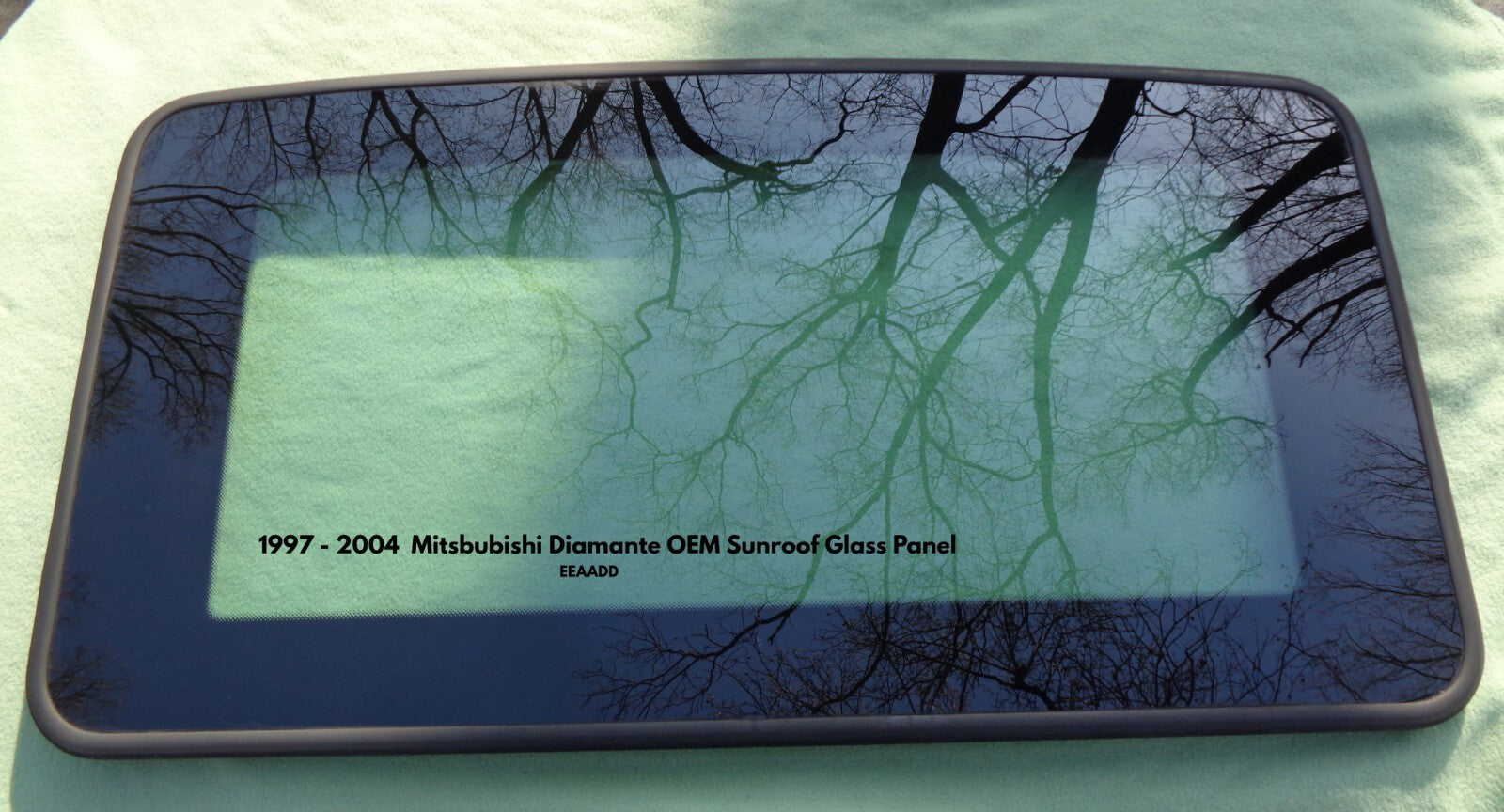1997 - 2004 MITSUBISHI DIAMANTE OEM FACTORY SUNROOF GLASS FREE SHIPPING! - RarePartsFinder.Com
