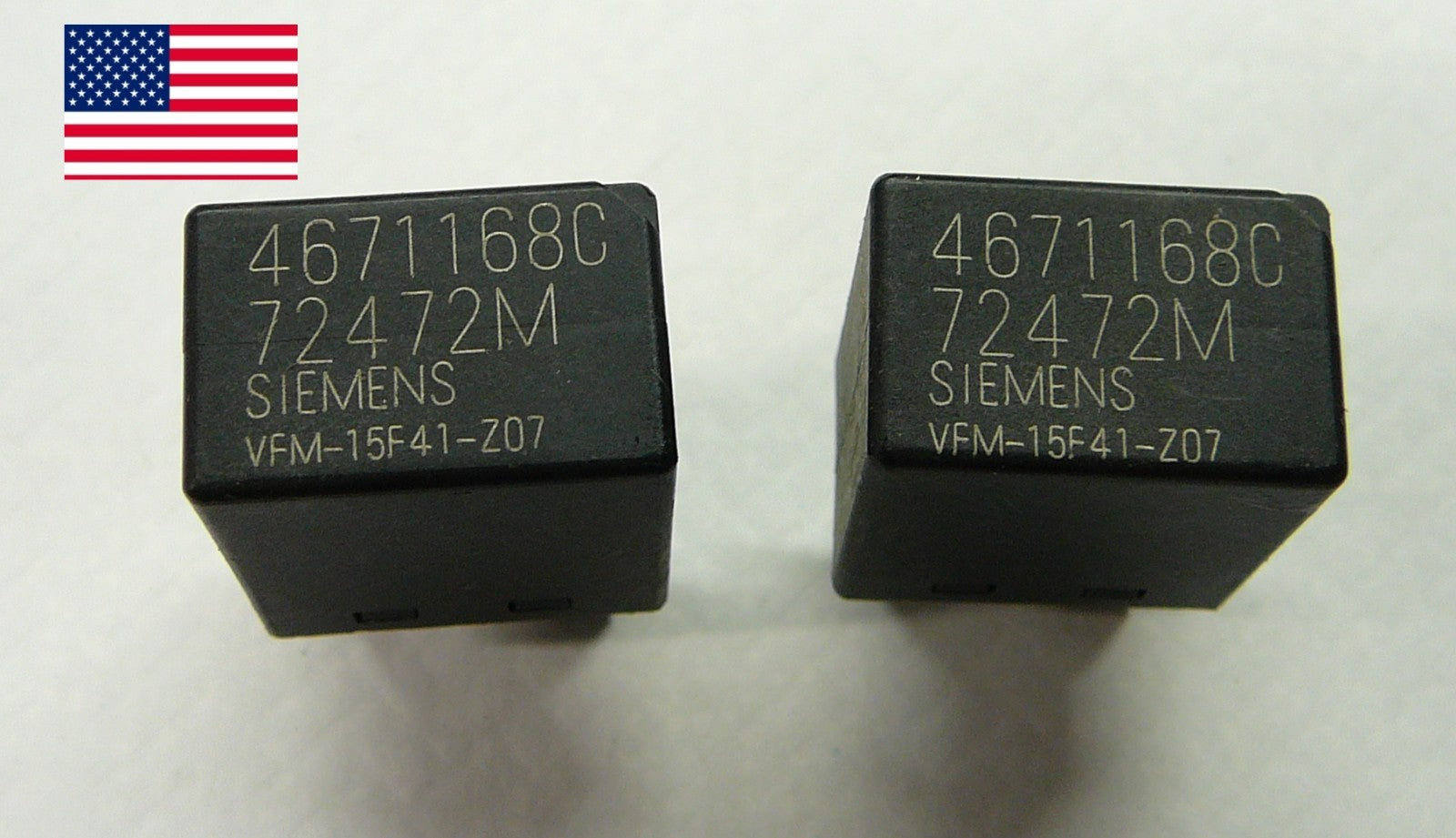 CHRYSLER DODGE JEEP 2 PC. RELAY SET 4671168C 72472M 1 YEAR WARRANTY OEM C3
