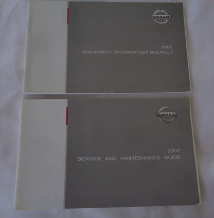 2007 NISSAN QUEST OWNERS MANUAL SET WITH CASE OEM FREE SHIPPING!
