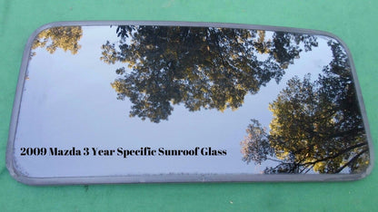 2009 MAZDA 3 OEM FACTORY YEAR SPECIFIC SUNROOF GLASS PANEL   FREE SHIPPING! - RarePartsFinder.Com