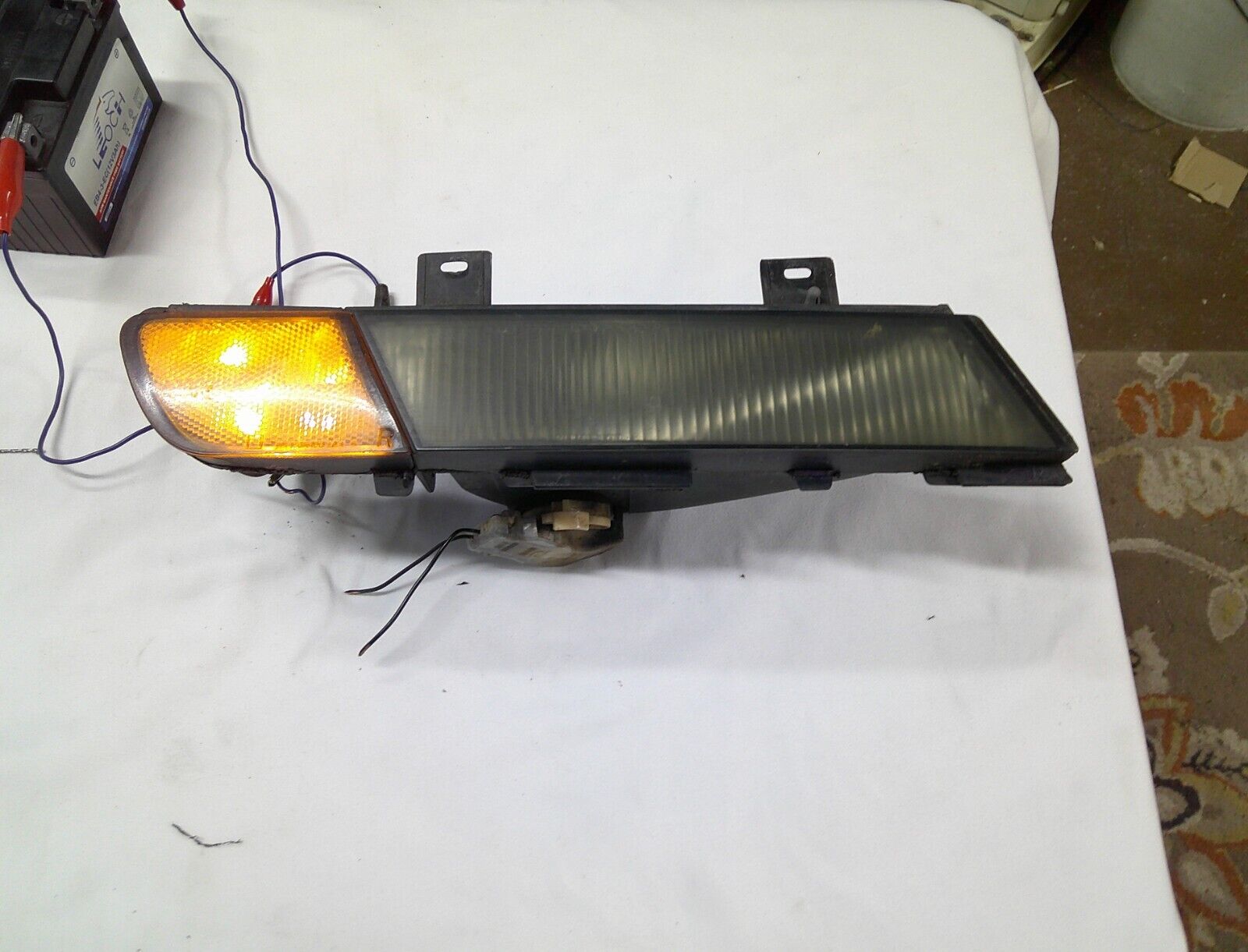 1991-1996 Chevrolet Corvette C4 Front Bumper Passenger Side Marker  Free Ship A1 - RarePartsFinder.Com