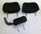 12 - 17 IMPREZA SPORT REAR HEADREST HEAD REST SET BLACK CLOTH OEM FREE SHIP - RarePartsFinder.Com