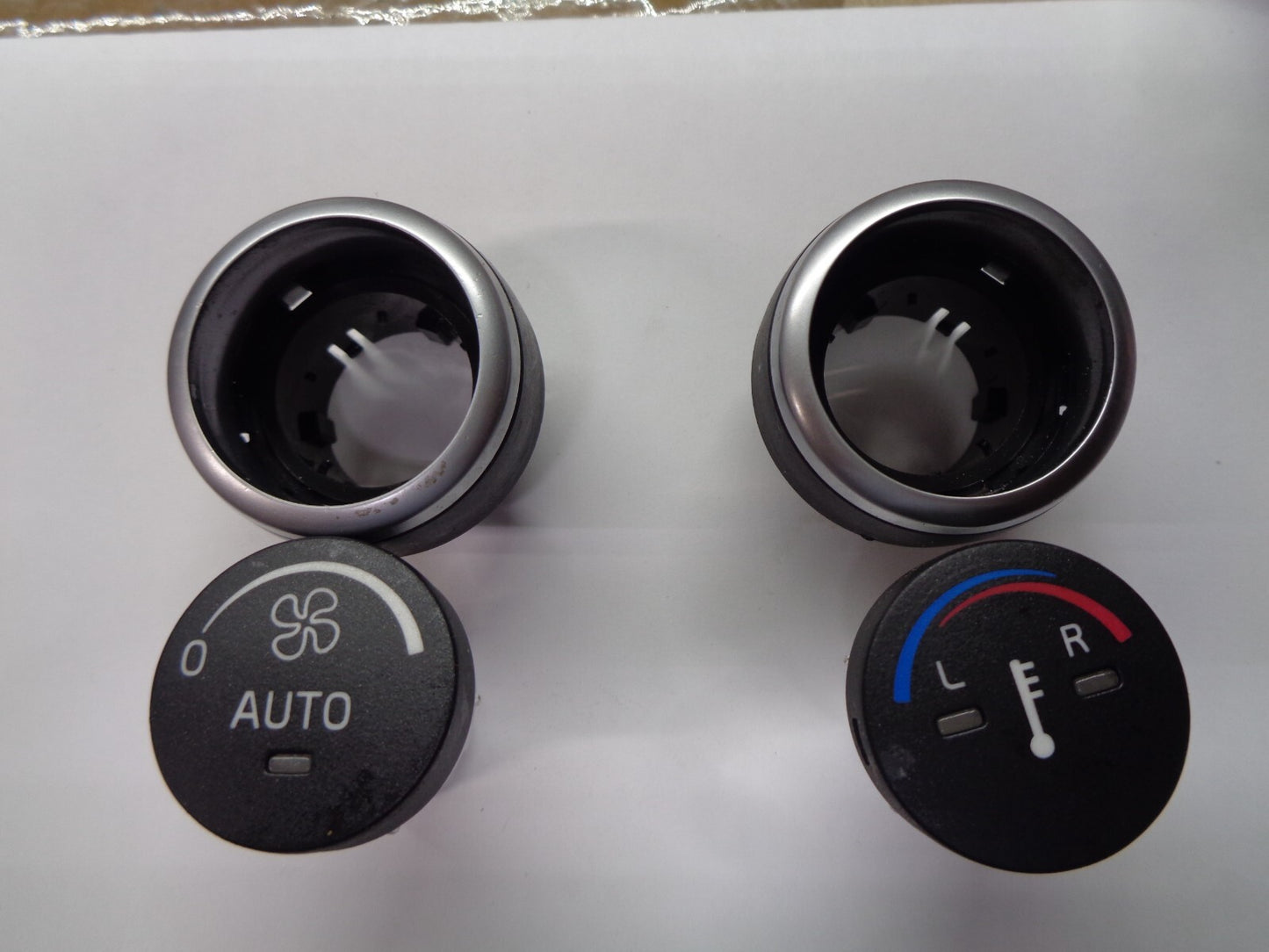 08 09 10 VOLVO S40 C70 V50 OEM AC HEATER HVAC CLIMATE CONTROL KNOB SET FREE SHIP