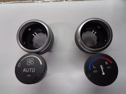 08 09 10 VOLVO S40 C70 V50 OEM AC HEATER HVAC CLIMATE CONTROL KNOB SET FREE SHIP