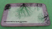 2009 INFINITI M45 M45X YEAR SPECIFIC OEM FACTORY SUNROOF GLASS FREE SHIPPING - RarePartsFinder.Com