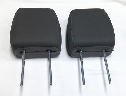04 - 08 Ford F-150 Headrest Head Rest Set Dark Gray Cloth OEM 4L3Z-18611A08-BBC