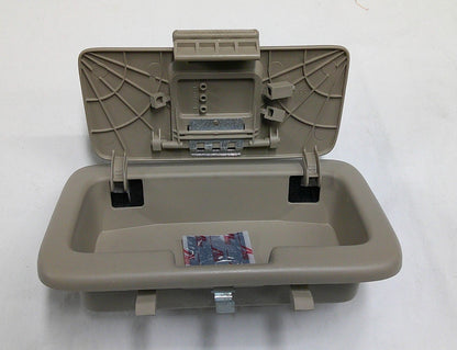 97 - 01 TOYOTA CAMRY TAN OEM OVERHEAD CONSOLE STORAGE COMPARTMENT FREE SHIP B6 - RarePartsFinder.Com