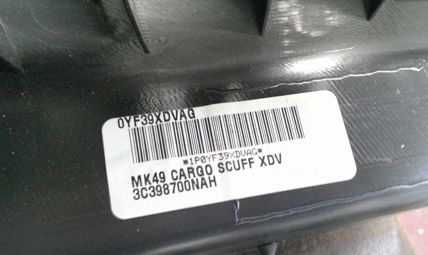2007 - 2017 Jeep Compass Dark Gray OEM Trunk Scuff Sill Cover Trim YF39XDVAG M3