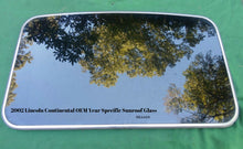 2002 LINCOLN CONTINENTAL YEAR SPECIFIC OEM FACTORY  SUNROOF GLASS FREE SHIPPING! - RarePartsFinder.Com