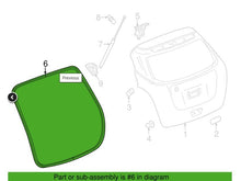 15 - 22 TRAX 13 - 22 ENCORE REAR HATCH BODY WEATHERSTRIP 42751845 OEM W8 - RarePartsFinder.Com