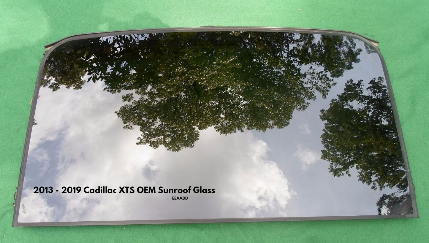 13 14 15 16 17 18 19 CADILLAC XTS OEM FACTORY REAR SUNROOF GLASS