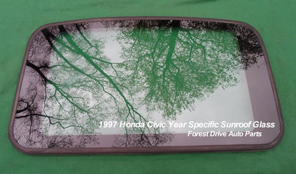 1997 HONDA CIVIC 4 DOOR OEM YEAR SPECIFIC SUNROOF GLASS NO ACCIDENT FREE SHIP