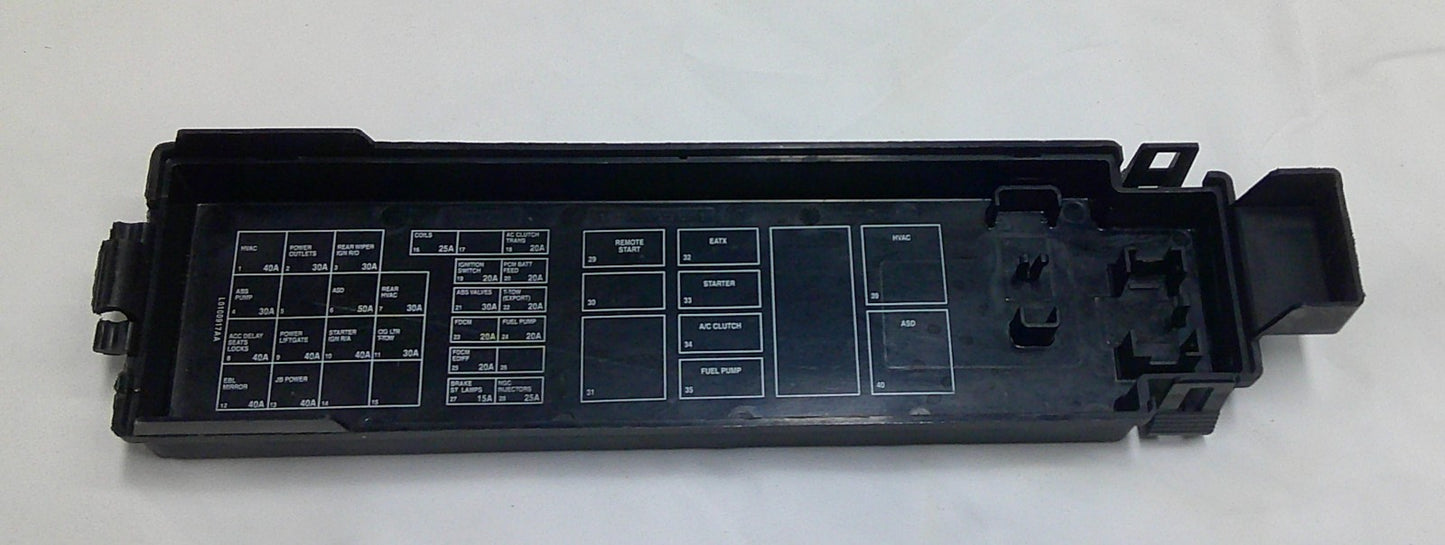 2006 - 2010 Jeep Commander Relay Fuse Box Lid Cover OEM B10