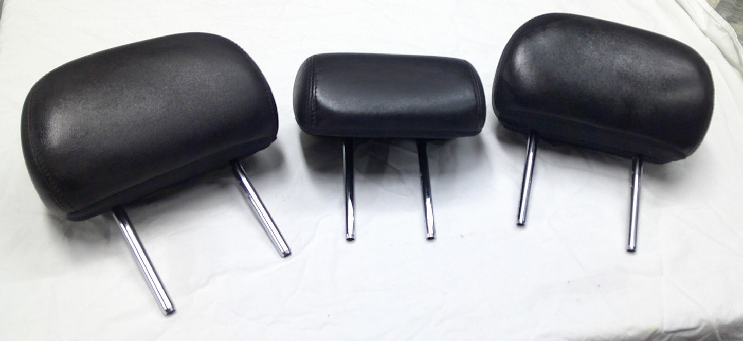 11 - 13 KIA SPORTAGE REAR HEADREST HEAD REST SET BLACK LEATHER OEM