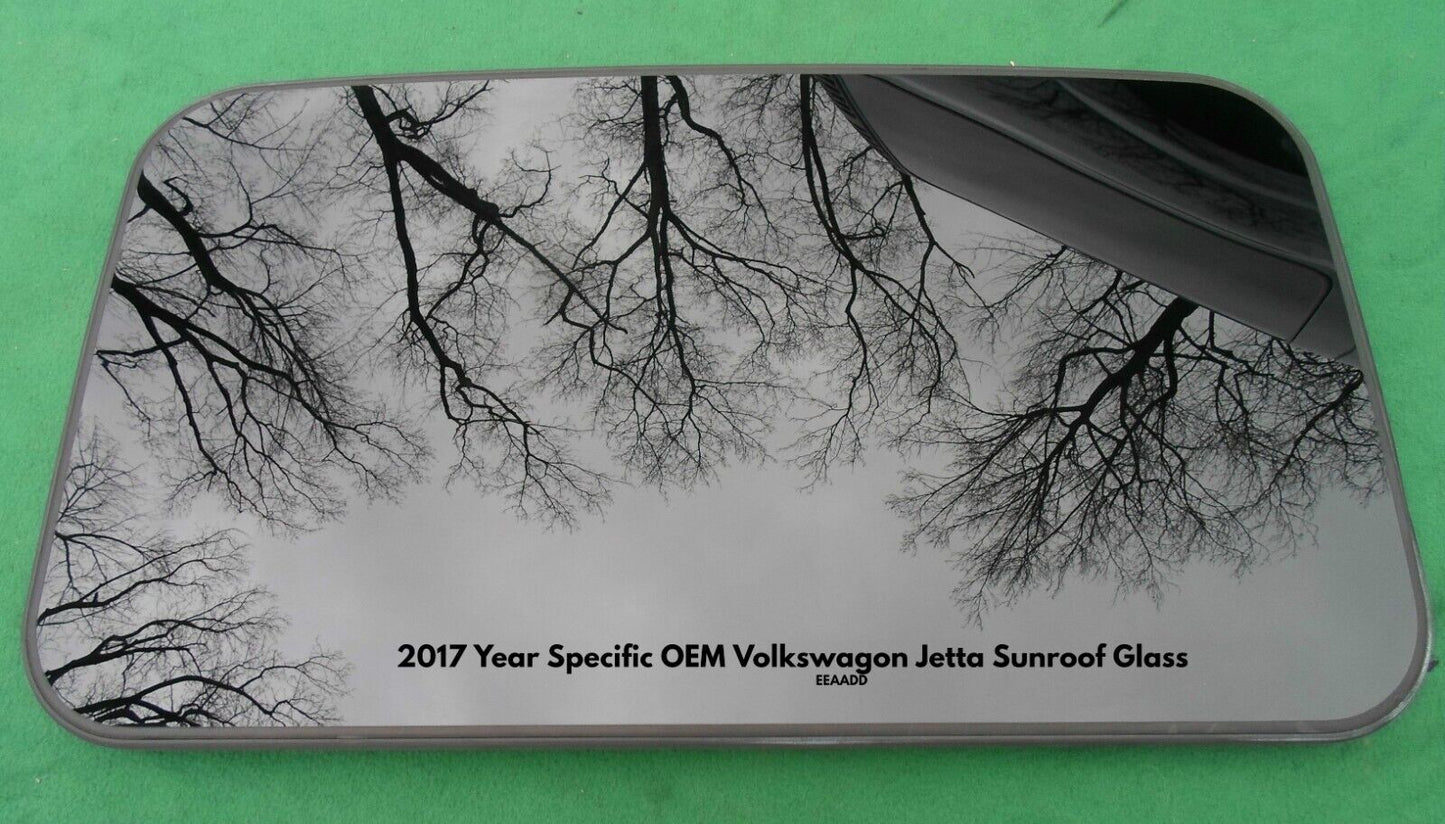 2017 VOLKSWAGON JETTA YEAR SPECIFIC  OEM FACTORY SUNROOF GLASS FREE SHIPPING! - RarePartsFinder.Com