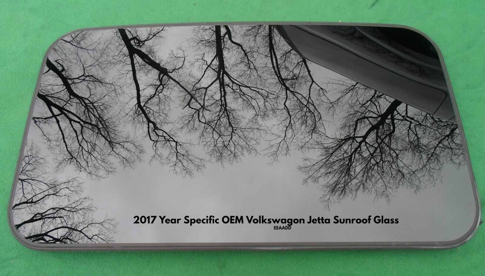 2017 VOLKSWAGON JETTA YEAR SPECIFIC  OEM FACTORY SUNROOF GLASS FREE SHIPPING! - RarePartsFinder.Com