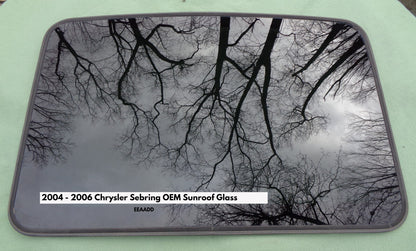 2004 2005 2006 CHRYSLER SEBRING OEM FACTORY SUNROOF GLASS FREE SHIPPING!