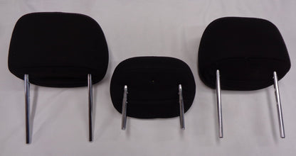 13 - 16  DODGE DART REAR HEADREST HEAD REST SET BLACK CLOTH OEM