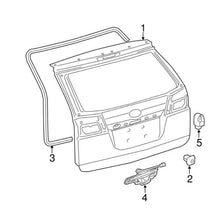 04 - 10 Toyota Sienna Tailgate Hatch On Body Weatherstrip OEM 67881-AE011  W4 - RarePartsFinder.Com