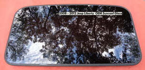 08 09 10 11 12 JEEP LIBERTY OEM FACTORY SUNROOF GLASS NO ACCIDENT FREE SHIPPING!