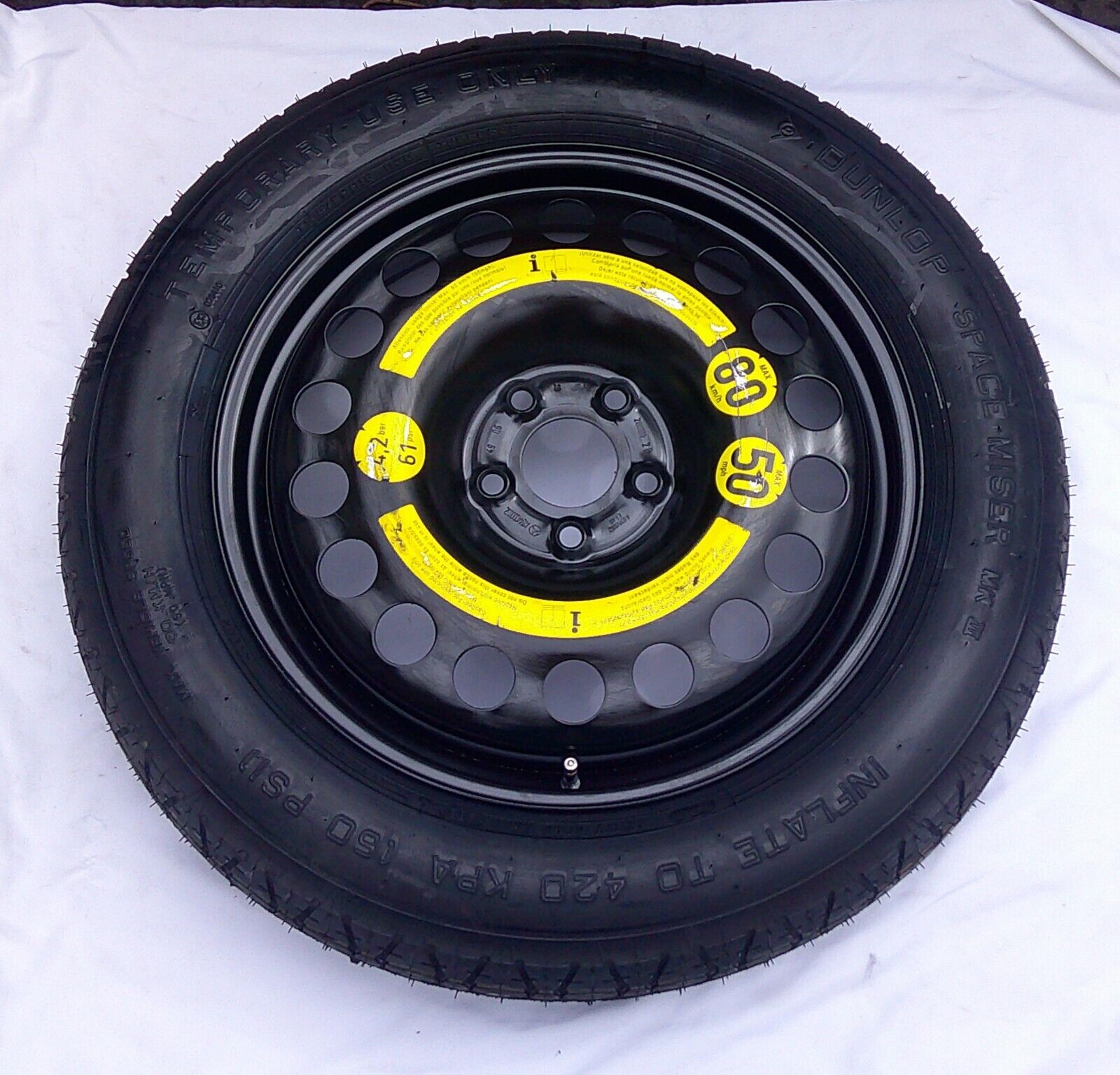 NEW Mercedes Benz ML350 Emergency Spare Tire Wheel Donut 164-400-01-02 OEM - RarePartsFinder.Com