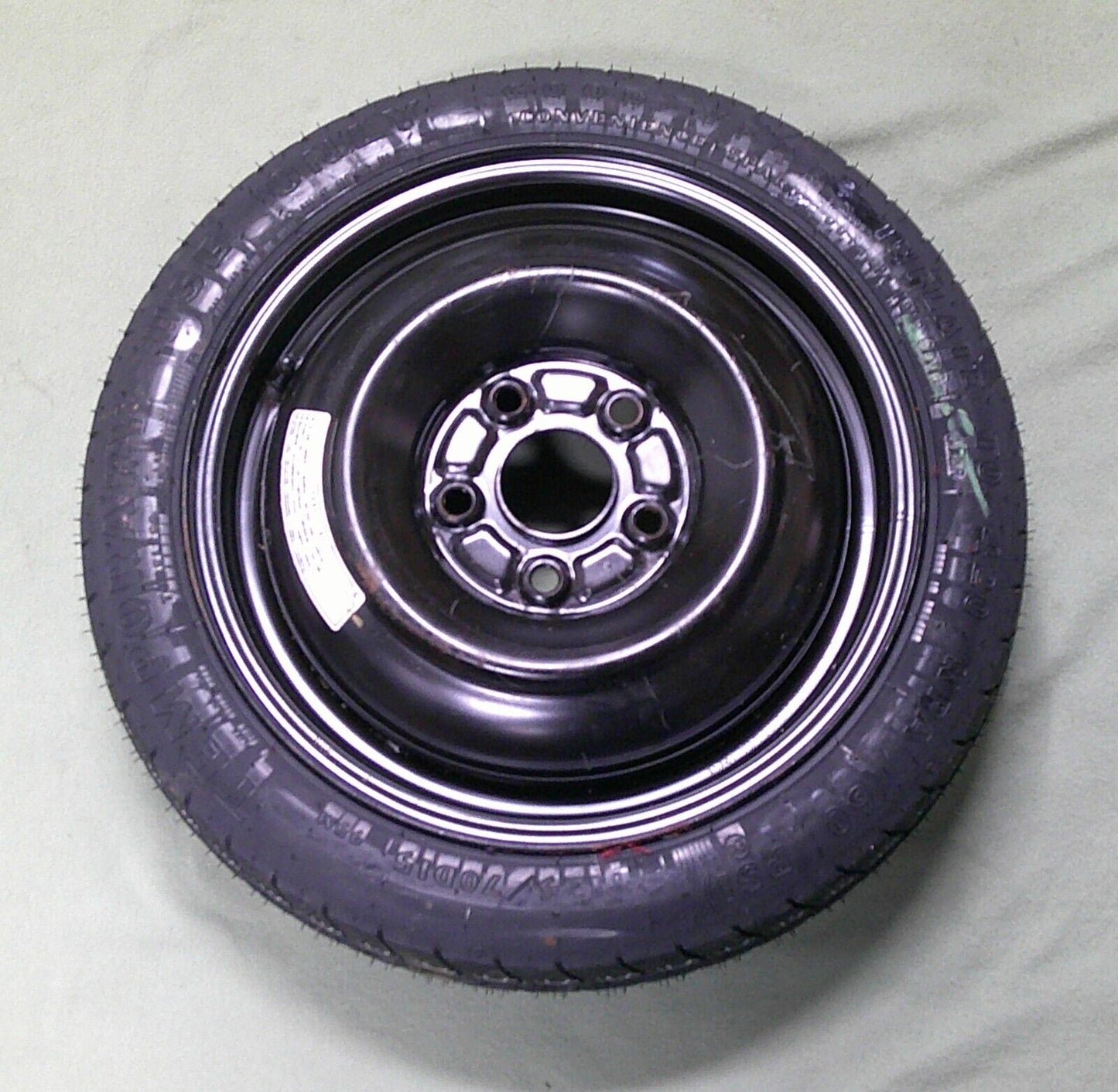 NEVER USED 06 - 11 Honda Civic Emergency Spare Tire Wheel Donut OEM Free Ship - RarePartsFinder.Com
