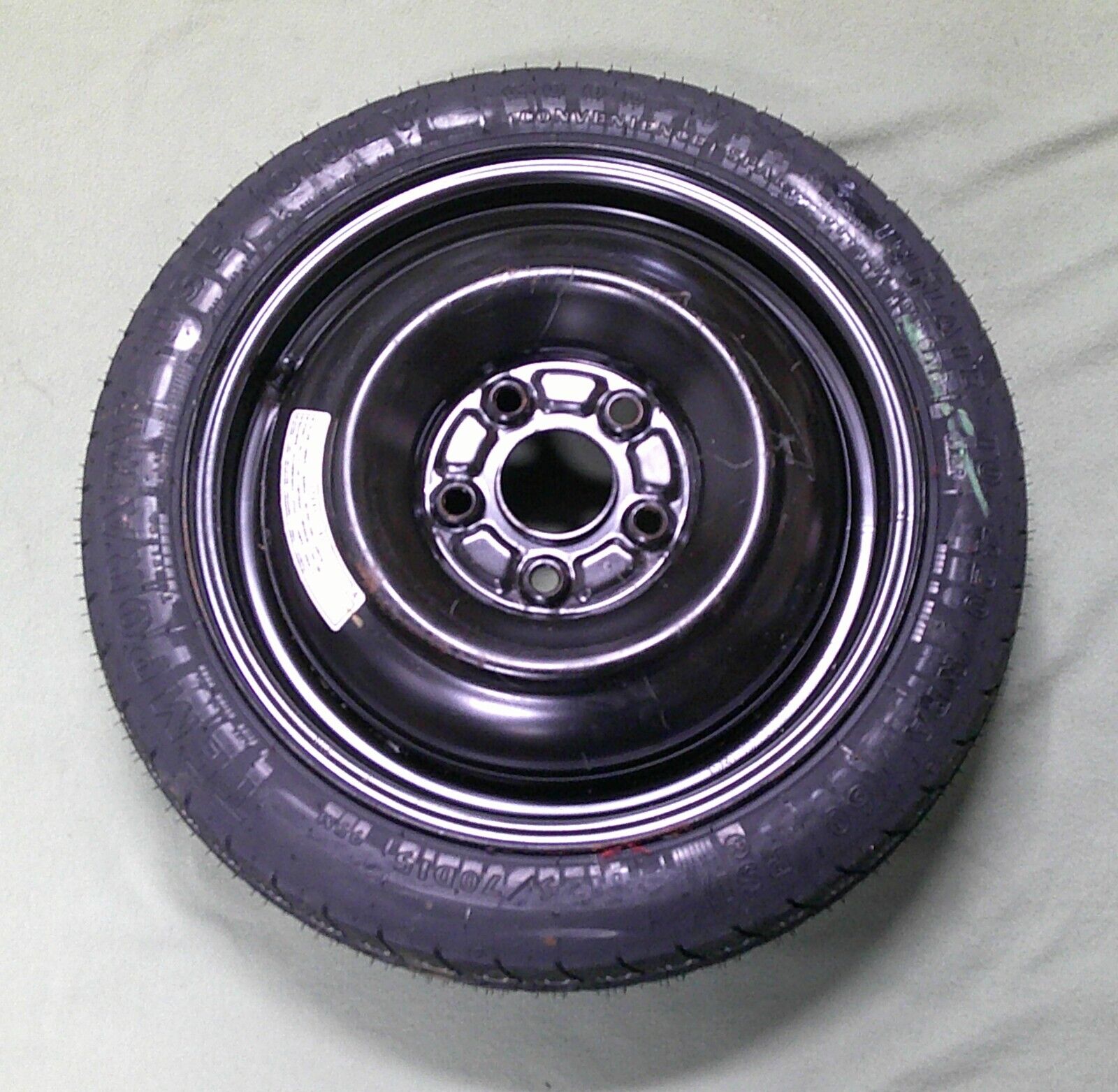 NEVER USED 06 - 11 Honda Civic Emergency Spare Tire Wheel Donut OEM Free Ship - RarePartsFinder.Com