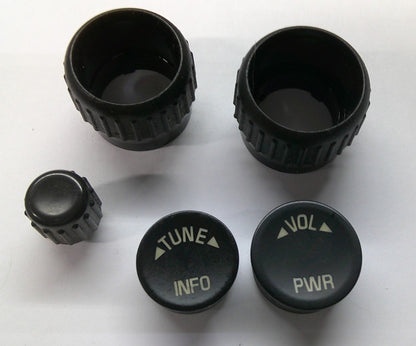 2005 CHEVY SUBURBA RADIO STEREO TUNER KNOB SET GENUINE OEM 9354886