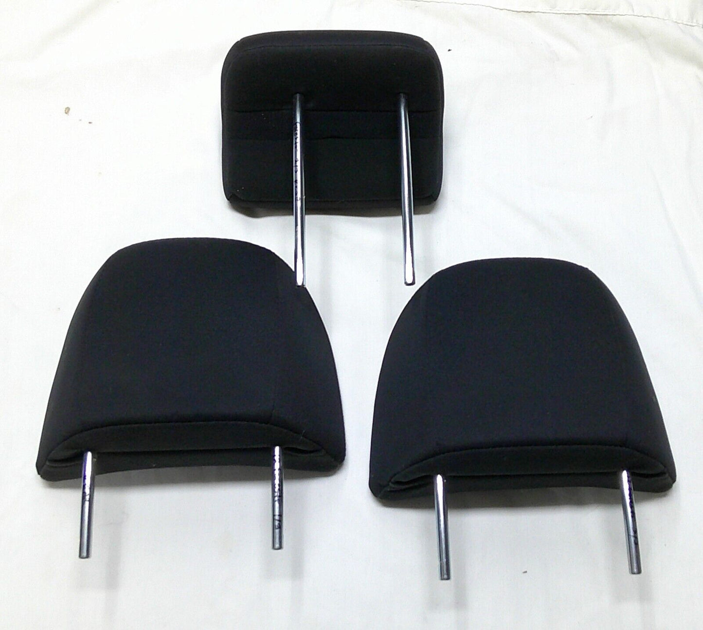 09 - 13 SUBARU FORESTER REAR HEADREST HEAD REST SET BLACK CLOTH OEM FREE SHIP