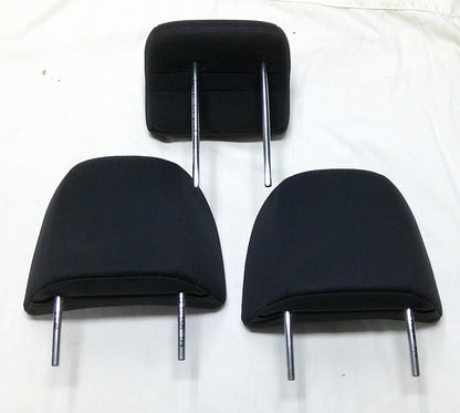 09 - 13 SUBARU FORESTER REAR HEADREST HEAD REST SET BLACK CLOTH OEM FREE SHIP