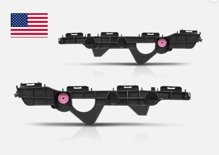 Bumper Bracket Fit For 15-18 Toyota RAV4 Set of 2 Rear Driver and Passenger Side