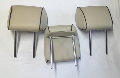 2011 LINCOLN MKZ REAR HEADREST HEAD REST SET LEATHER OEM FREE SHIPPING