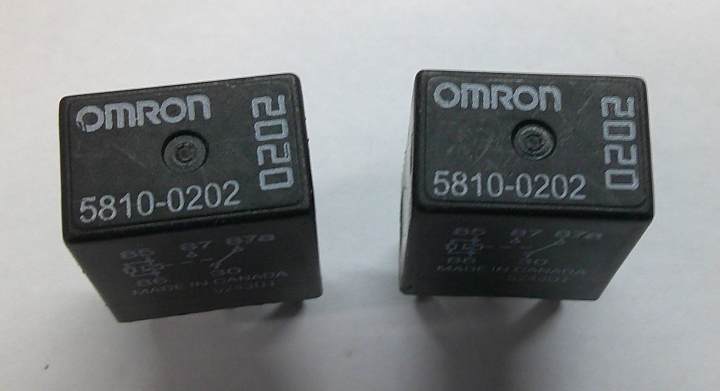 GM OMRON RELAY 2 PC  SET 5810-0202 / 2020 TESTED 1 YEAR WARRANTY    GM5
