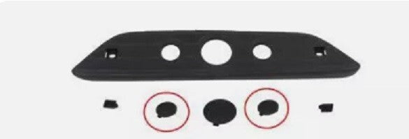 REAR STEP BUMPER SIDE SEALED CAP LOWER PAD For TOYOTA TACOMA 05 - 15 52592-04010