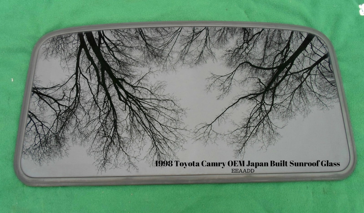 1998 TOYOTA CAMRY SUNROOF GLASS PANEL JAPAN BUILT YEAR SPECIFIC OEM FREE SHIP