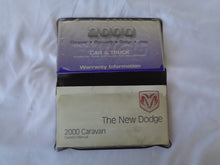 2000 DODGE CARAVAN OWNERS MANUAL SET WITH CASE OEM FREE SHIPPING! - RarePartsFinder.Com