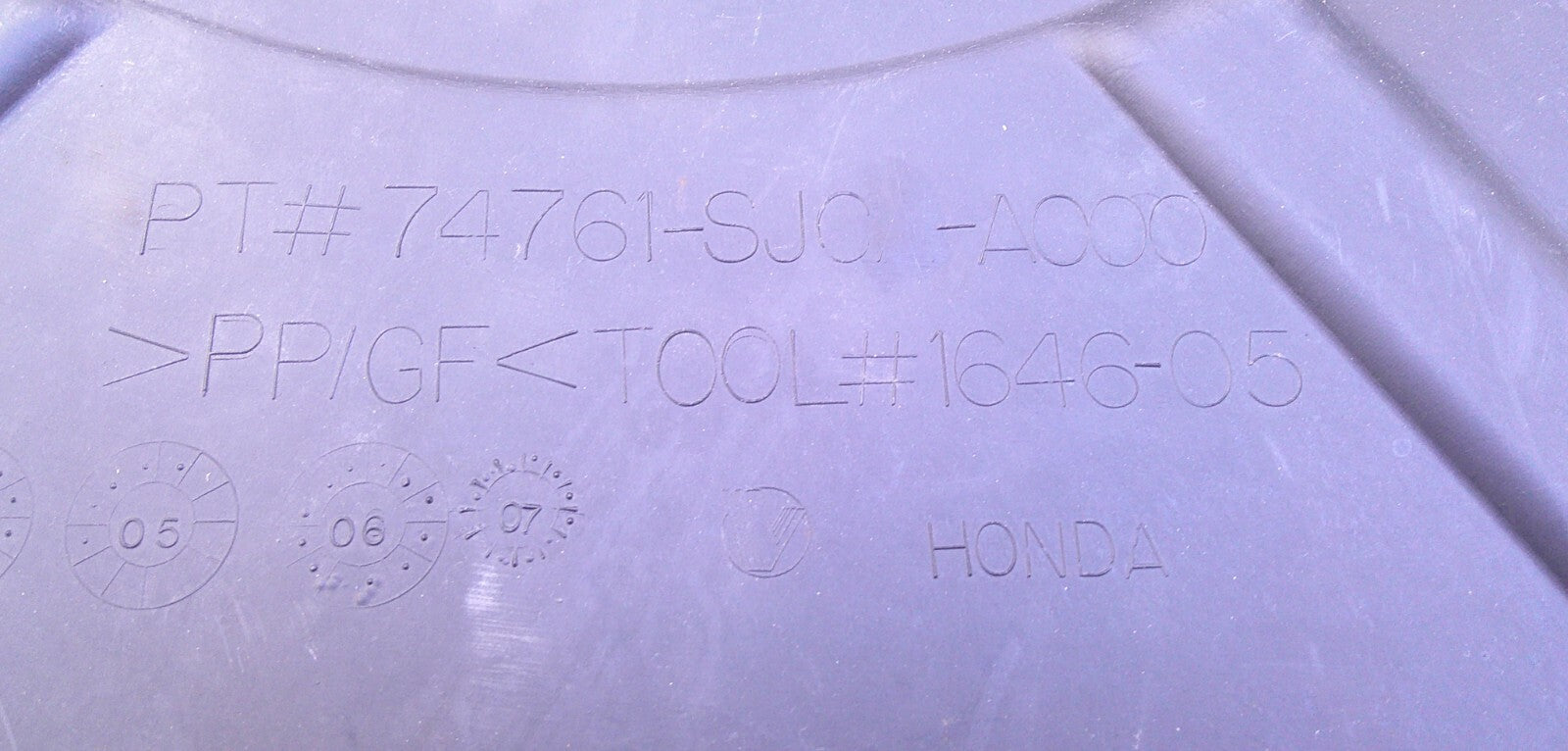 2006 - 2014 Honda Ridgeline OEM Spare Tire Tray 74761-SJC-A00 Free Shipping! - RarePartsFinder.Com