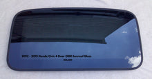 2012 - 2015 HONDA CIVIC 4 DOOR SEDAN OEM FACTORY SUNROOF GLASS 70200-TR0-A02