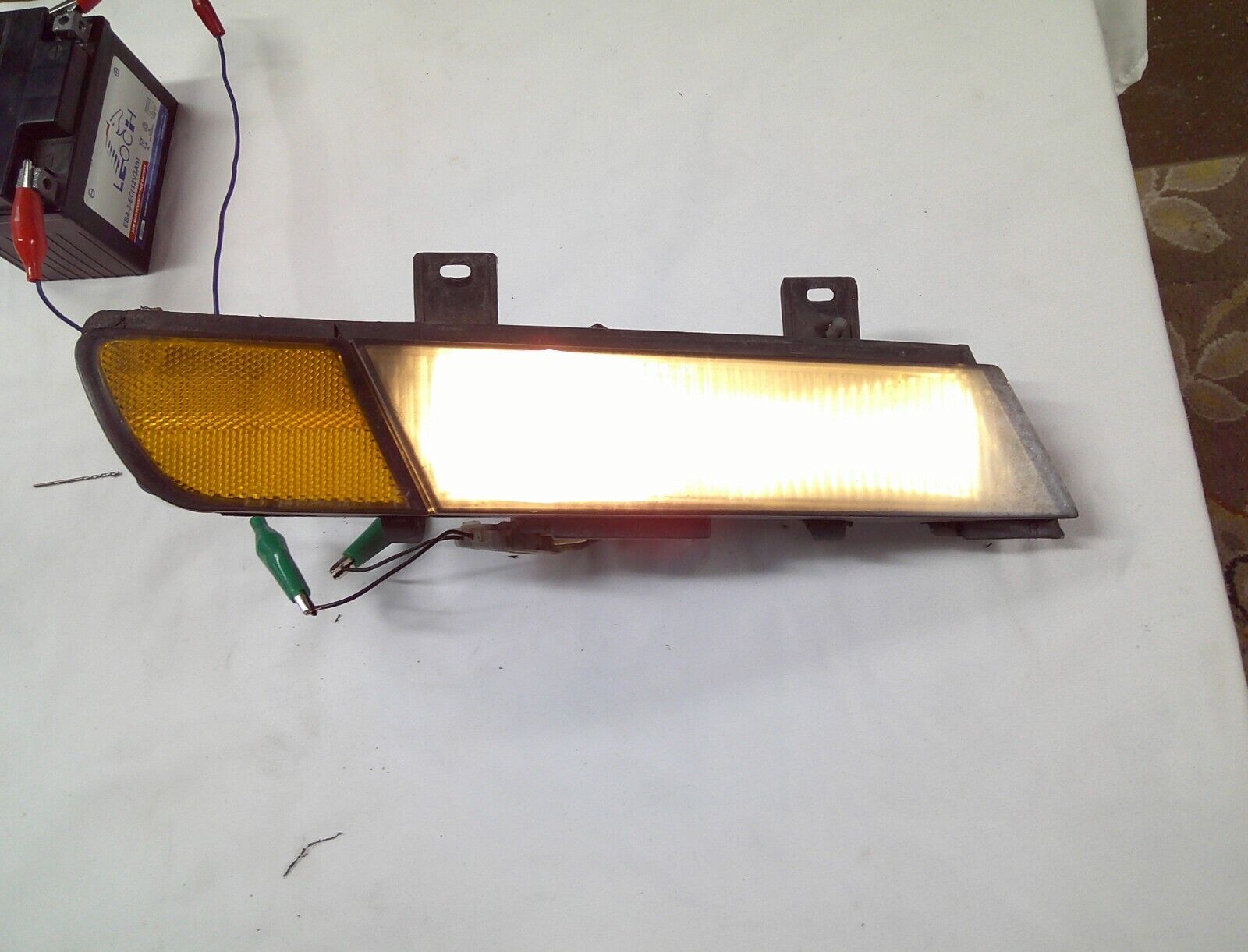 1991-1996 Chevrolet Corvette C4 Front Bumper Passenger Side Marker  Free Ship A1 - RarePartsFinder.Com