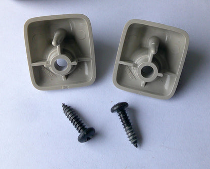1994 - 2001 Dodge Ram 1500 Beige Sun Visor Clip Set OEM    SC1 - RarePartsFinder.Com