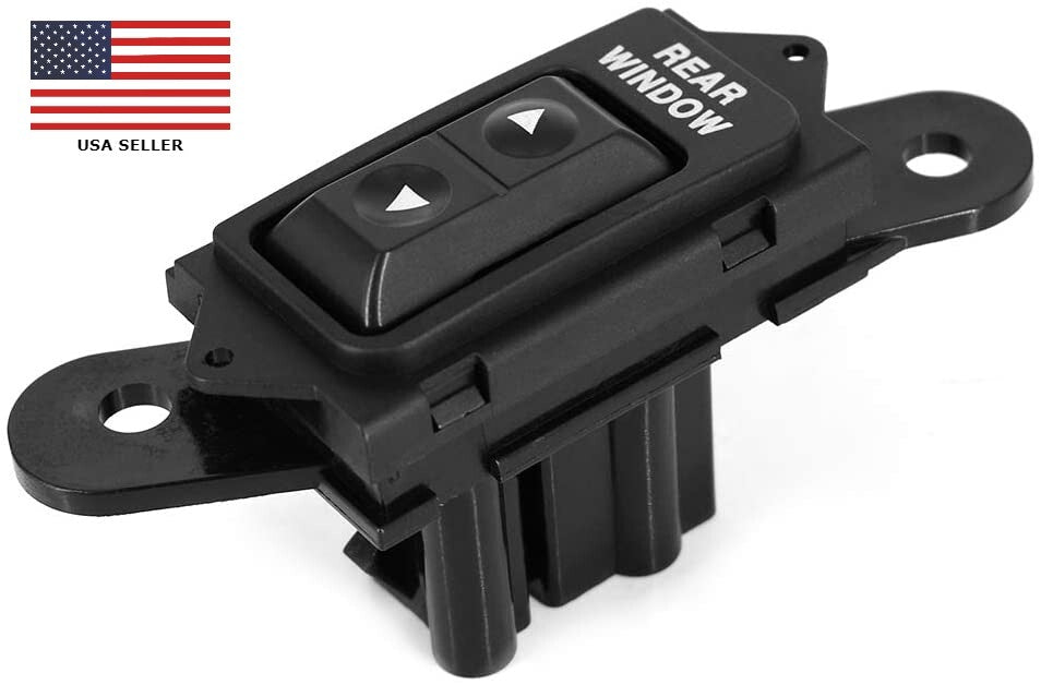 USA MADE REAR POWER WINDOW SWITCH F2TZ-14529-A FOR 92 - 96 FORD BRONCO - RarePartsFinder.Com